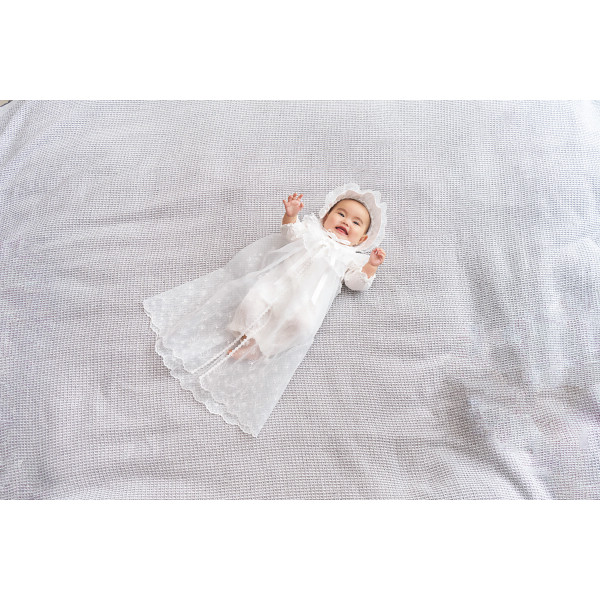 ミキハウス　セレモニードレスセット 白のサムネイル画像1