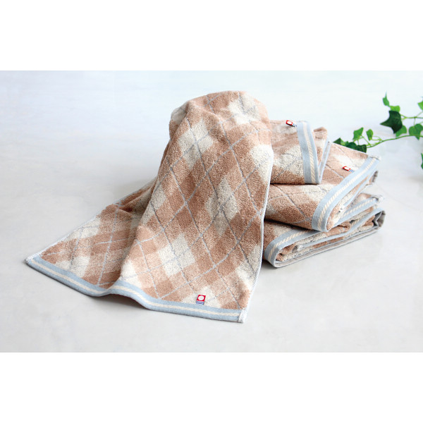 今治スイート＆チェック　フェイスタオル２枚セットのサムネイル画像1