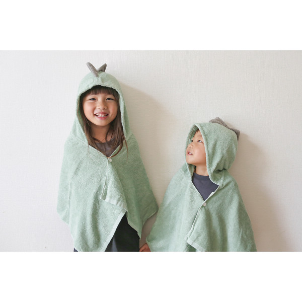 ｓａｍｐｏ－さんぽ－　オーガニックバスポンチョ かいじゅうのサムネイル画像4