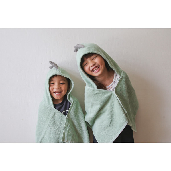 ｓａｍｐｏ－さんぽ－　オーガニックバスポンチョ かいじゅうのサムネイル画像5