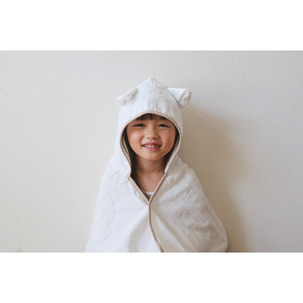 ｓａｍｐｏ－さんぽ－　オーガニックバスポンチョ ねこのサムネイル画像2