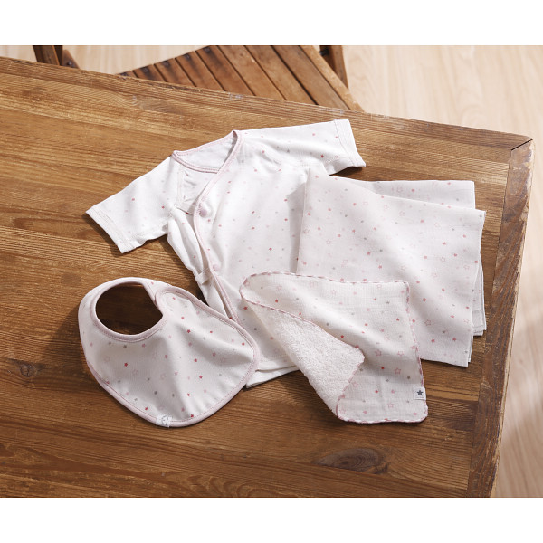 育児工房　オーガニック出産祝いギフトセット ピンクのサムネイル画像2