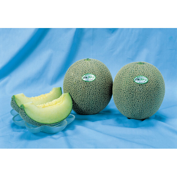 熊本県産　肥後グリーンメロン（２玉）のサムネイル画像1