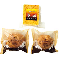 「乳蔵」北海道焼きプリンケーキとチョコシュー