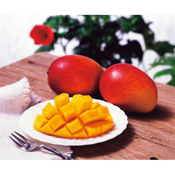 宮崎県産　完熟マンゴー（２玉）のサムネイル画像1