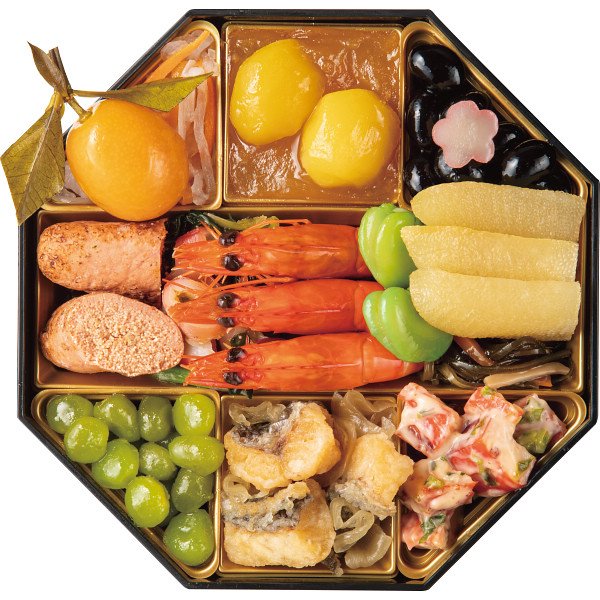 和洋おせち【八角】三段重のサムネイル画像1