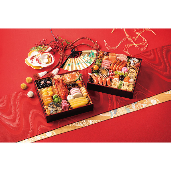 京風特大おせち【大納言】二段重のサムネイル画像3