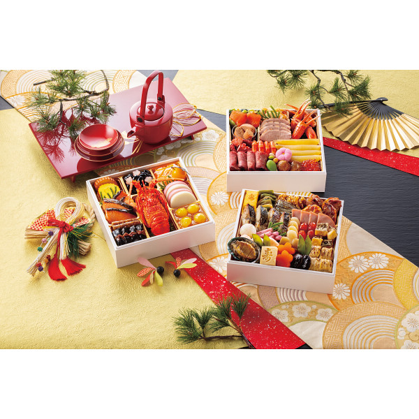 京風おせち【福禄寿】三段重のサムネイル画像4