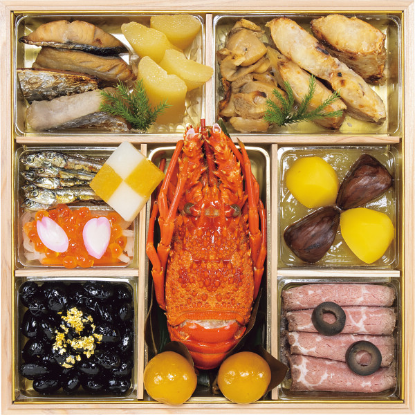 京都しょうざん和風おせち料理「千寿閣」与段重のサムネイル画像1