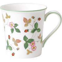 ウェッジウッド　ワイルド　ストロベリー　カジュアル　マグペア（グリーン・ピンク）