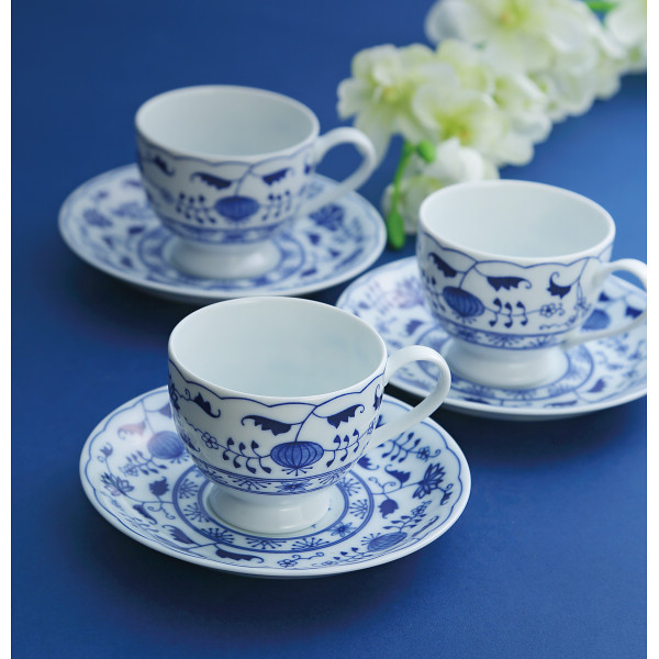 ロイヤルオニオン　カップ＆ソーサー４客セットのサムネイル画像1