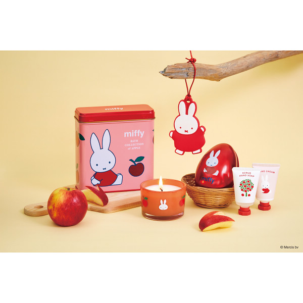 ミッフィー　バスセットスクエア缶 りんごの香りのサムネイル画像1