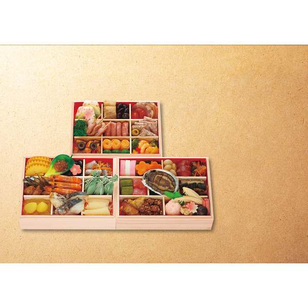 京都　一献うえ原監修　和風おせち「鞍馬」三段重のサムネイル画像4