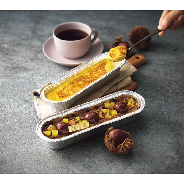 札幌カタラーナ　そのまま北海道かぼちゃ＆栗のモンブランセットのサムネイル画像1