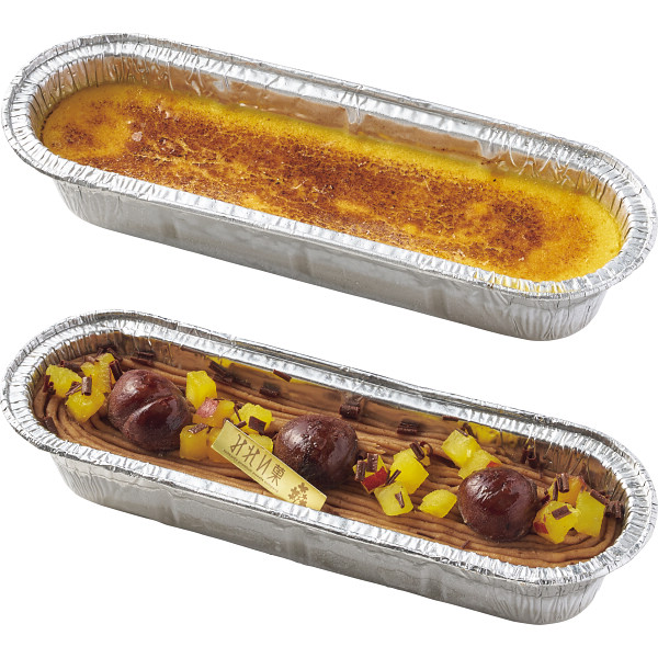 札幌カタラーナ　そのまま北海道かぼちゃ＆栗のモンブランセット