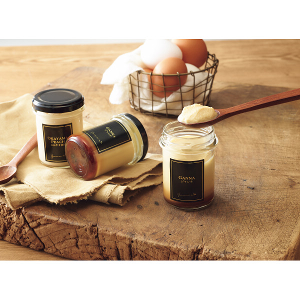 おかやま白桃と人気ジャンナプリンセットのサムネイル画像1