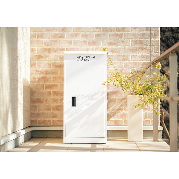 パイクスピーク　上開き宅配ボックス アイボリーホワイトのサムネイル画像5