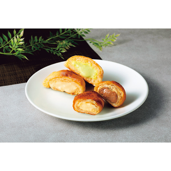 八天堂　ミニくりーむクロワッサン・くりーむメロンパン１２個詰合せのサムネイル画像1