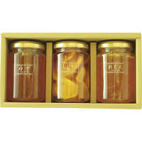 山田養蜂場　はちみつ漬３本セット