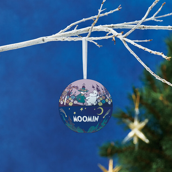 【クリスマス限定】ムーミン チョコクランチ入りオーナメント缶