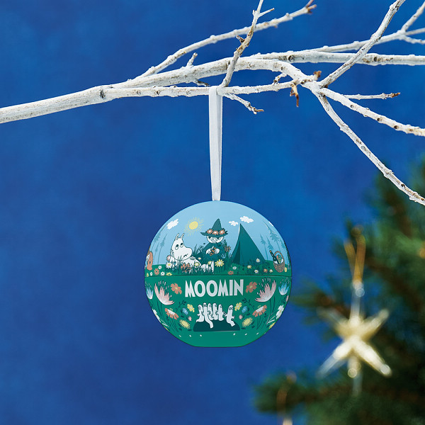 【クリスマス限定】ムーミン チョコクランチ入りオーナメント缶