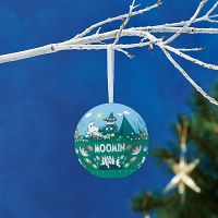 【クリスマス限定】ムーミン　チョコクランチ入りオーナメント缶