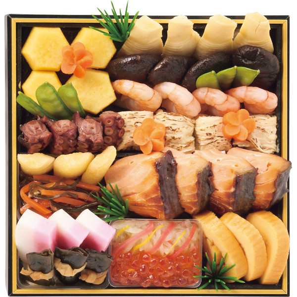 京・料亭わらびの里　和洋料亭おせち三段重のサムネイル画像3