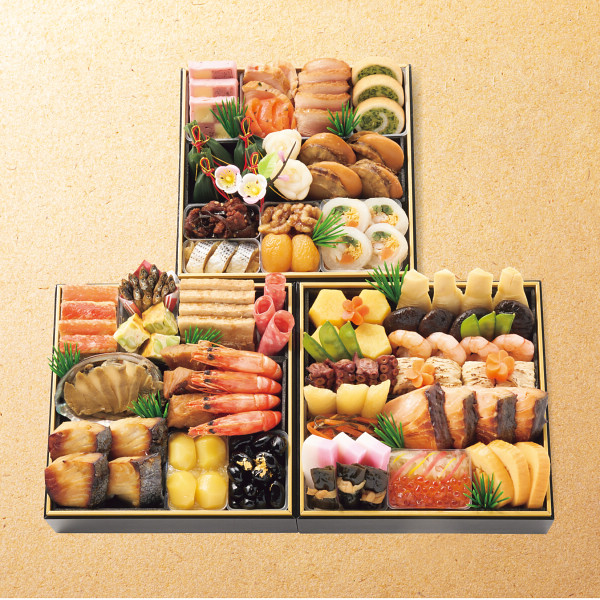 京・料亭わらびの里　和洋料亭おせち三段重のサムネイル画像4