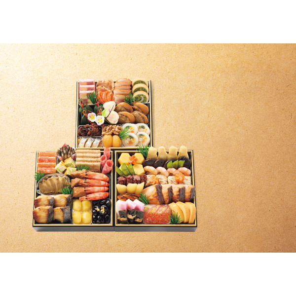 京・料亭わらびの里　和洋料亭おせち三段重のサムネイル画像5