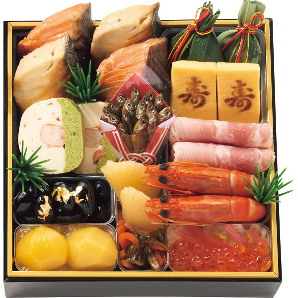 京・料亭わらびの里　和洋料亭おせち二段重のサムネイル画像2