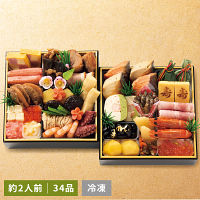 京・料亭わらびの里　和洋料亭おせち二段重