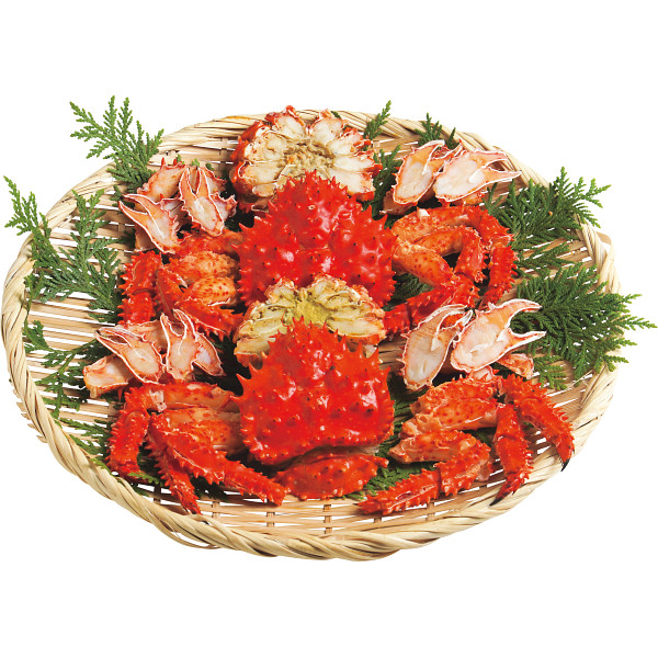 北海道産 花咲がにのボイルカット(2杯)