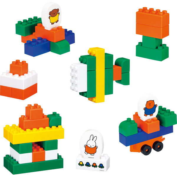 おおきなダイヤブロックミッフィーブロックあそびのサムネイル画像2