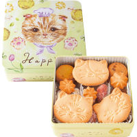こねこのこねこねクッキー缶 Ｈａｐｐｙ 