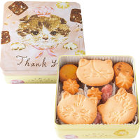こねこのこねこねクッキー缶 Ｔｈａｎｋ　ｙｏｕ 
