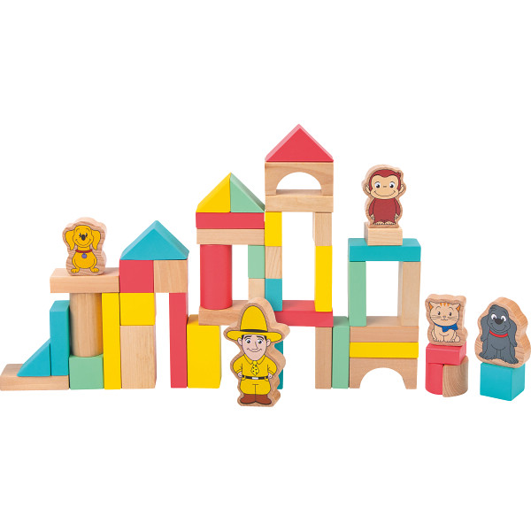 おさるのジョージ　つみきセット（５０ピース）のサムネイル画像1