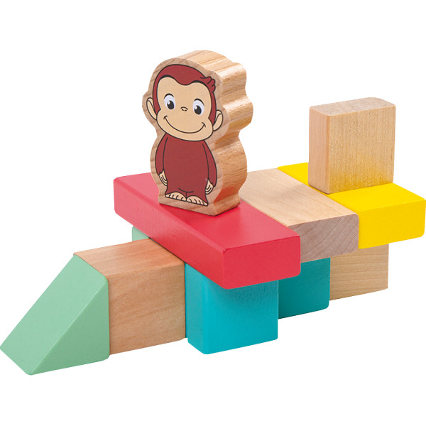 おさるのジョージ　つみきセット（５０ピース）のサムネイル画像2