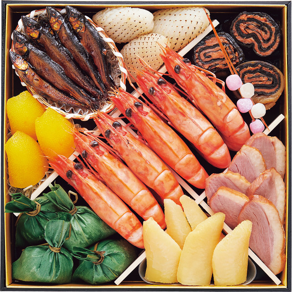 京菜味のむら　「朱雀」四段重のサムネイル画像1