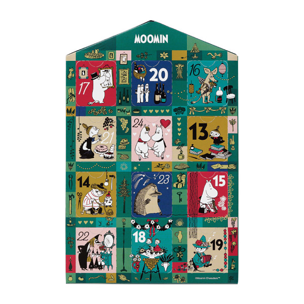 ムーミン　アドベントカレンダー グリーンのサムネイル画像1