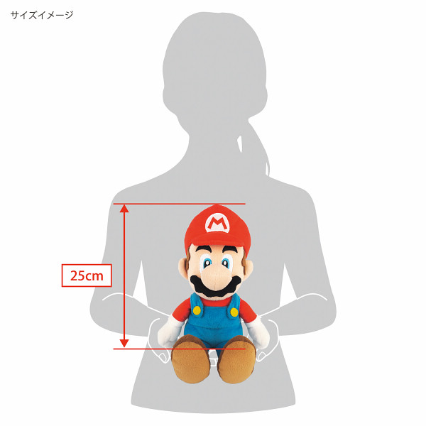 スーパーマリオ　ＡＬＬ　ＳＴＡＲ　ＣＯＬＬＥＣＴＩＯＮ　ぬいぐるみ マリオ　Ｍのサムネイル画像2
