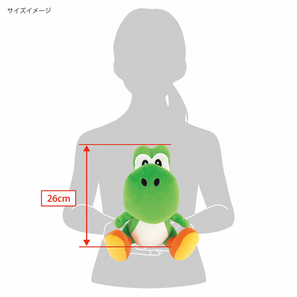 スーパーマリオ　ＡＬＬ　ＳＴＡＲ　ＣＯＬＬＥＣＴＩＯＮ　ぬいぐるみ ヨッシー　Ｍのサムネイル画像2