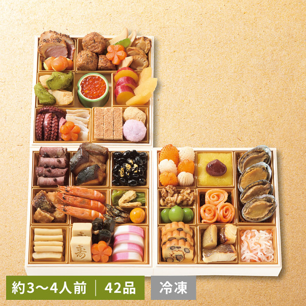 道場六三郎監修「ろくさん亭」和三段重おせち