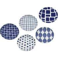 藍小町　取皿５枚揃