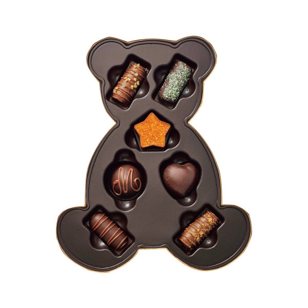 ゴディバ　ブッシュ　ド　ノエル　ベア　セレクション（７粒）のサムネイル画像1