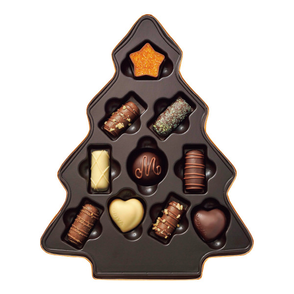 ゴディバ　ブッシュ　ド　ノエル　ツリー　セレクション（１０粒）のサムネイル画像1