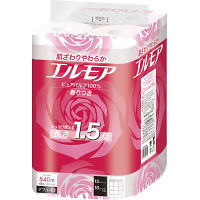 エルモア１．５倍巻トイレットロール１２ロール花の香り