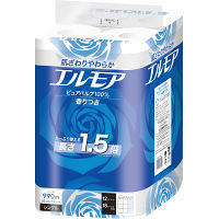 エルモア１．５倍巻トイレットロール１２ロール花の香り