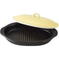 波佐見焼　レンジで焼けるくん　楕円