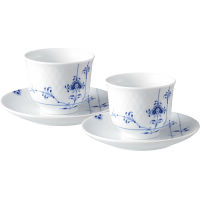 ロイヤル　コぺンハーゲン　ブルーパルメッテ　ティーセット　ペア