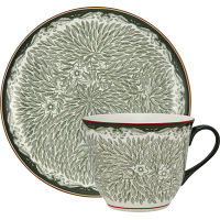 ロールストランド　オスティンディア　フローリス　マグ＆プレートセット　グリーン